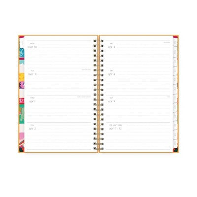 Rhi James for Blue Sky Weekly/Monthly Planner 15 Month Wirebound 5"x8" Matte Hardcover - Gold Balloon