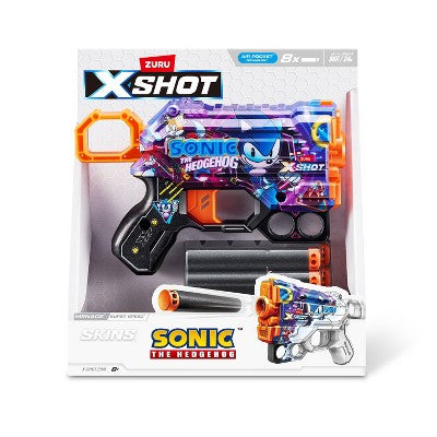 XSHOT Skins Super Speed Menace Sonic Toy Dart Blaster by ZURU