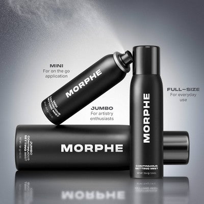 Morphe Continuous Setting Mist 2.8oz: Vegan, Normal to Oily Skin *ADD 3 TO YOUR CART & 1 IS FREE!*