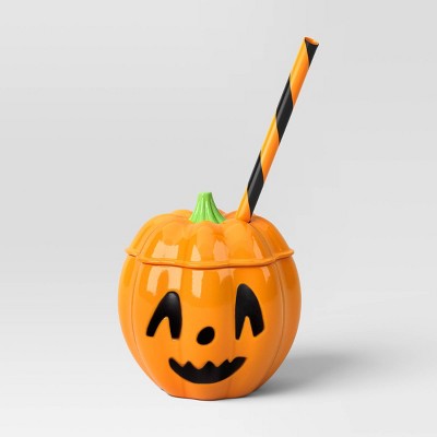 12 fl oz Halloween Figural Pumpkin Tumbler - Hyde and EEK! Boutique