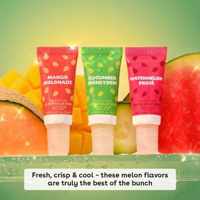 eos 24hrs Moisture Super Balm Minis - Melon Magic - 0.169 fl oz/3pk