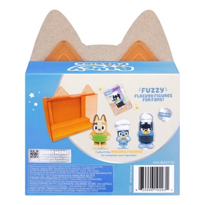 Bluey Fuzzies Episode Pack Pavlova Display Case and Figures