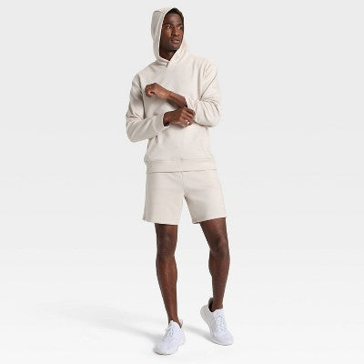 Men's Spacer Hoodie Sweatshirt - All In Motion Beige L