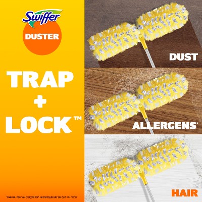 Swiffer Heavy Duty Megasize Duster Kit Lemon Scent - 9pc: Multipurpose, Multi-Surface (LOCAL PICKUP ONLY)