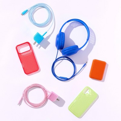 Jelly Wired Headphones - heyday Pink
