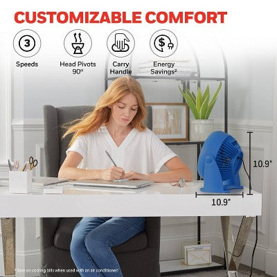 Honeywell TurboForce Portable Fan Blue Aura