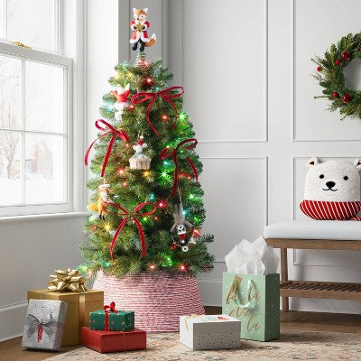 4' Alberta Spruce LED Pre-Lit Artificial Christmas Tree Bicolor Concave Lights with Twinkle - Wondershop (LOCAL PICKUP ONLY)