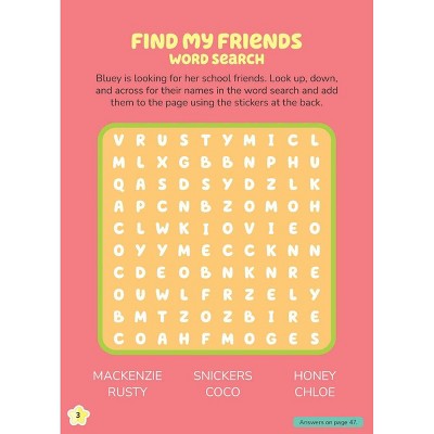 Bluey Stickertivity: Best Friends - by Dienesa Le (Paperback)