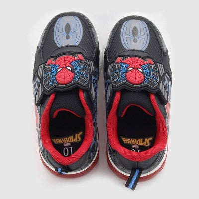 Toddler Boys Disney Spider-Man Athletic Sneakers - Black 1