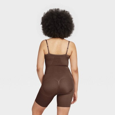 ASSETS by SPANX SPANXsculpt Women's Bodysuit - Chestnut Brown M
