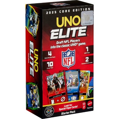 Mattel Uno Elite NFL Core Starter Pack Card Game