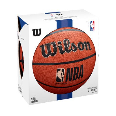 Wilson NBA Forge S7 Basketball - Brown: Synthetic Leather, Age 12+, Butyl Bladder