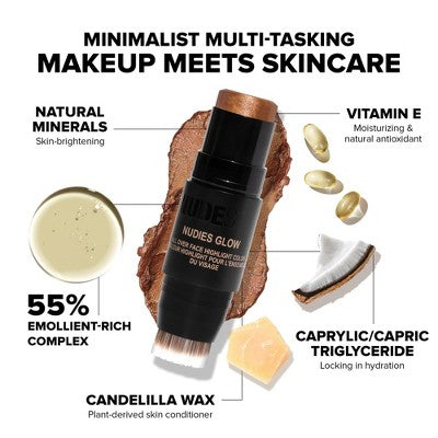 NUDESTIX Nudies All Over Face Glow Bronzer - Bubbly Bebe - 8gm - Ulta Beauty