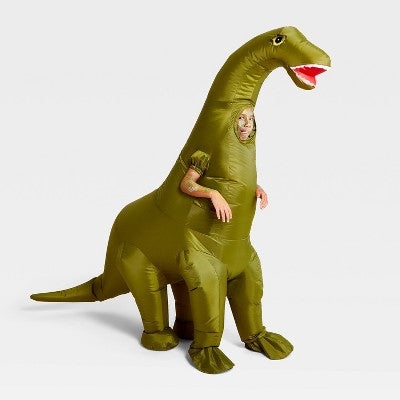 Kids' Diplodocus Halloween Costume Inflatable Suits - Hyde and EEK! Boutique Green One Size Fits Most