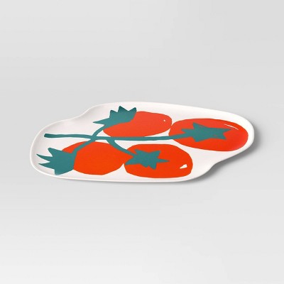 12.25" Melamine Figural Tomatoes Serving Platter - Room Essentials