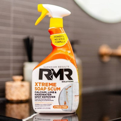 RMR Solutions Xtreme Soap Scum Remover Bathroom Cleaners - 32 fl oz: Spray Foam, Multipurpose, Unscented