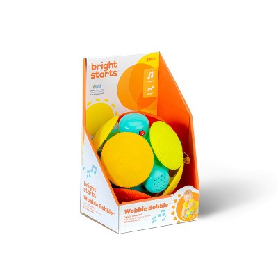Bright Starts Wobble Bobble Activity Ball Toy: Gross Motor Skills, Fine Motor Skills, Baby Learning Toy