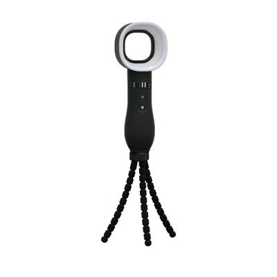 Nuby Bladeless Fan with LED Lights: USB Rechargeable, 3 Speeds, 13" Height, 0.67 lbs