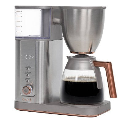 GE Appliances CAFE Specialty Drip Coffee Maker with Glass Carafe Stainless Steel