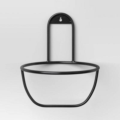 Metal Outdoor Planter Hanger 8"x8"x9.5" Black - Room Essentials