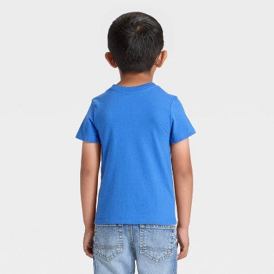 Toddler Boys' Mountains Graphic T-Shirt - Cat & Jack Blue 2T