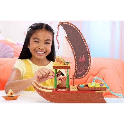 Disney Moana 2 Moana's Adventure Canoe Playset
