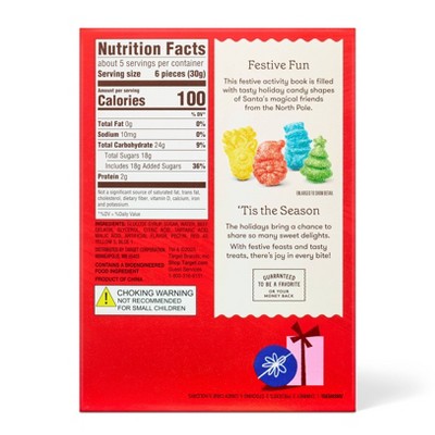 Sour Gummies Christmas Candy Stocking Stuffers in Storybook Package - 5.5oz - Favorite Day