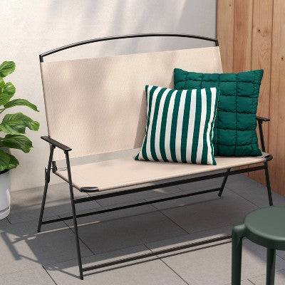 19"x19" Quilted Solid Pillow Dark Green - Room Essentials