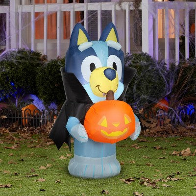 Bluey 3.5' Airblown In Vampire Costume Halloween Inflatable Decoration