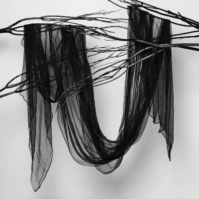 12.5' Jumbo Gauze Cloth Black Halloween Decorative Prop - Hyde & EEK! Boutique