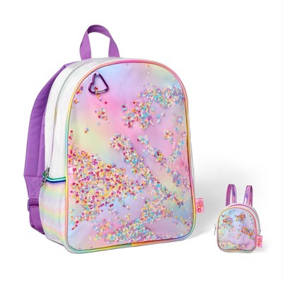 Our Generation Me and You Backpacks Rainbow Sprinkle Matching School Bags for Kids and 18" Dolls