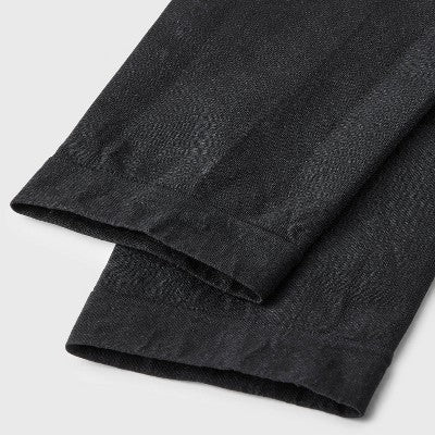 Girls' Dance Footless Tights - Cat & Jack Dark Black M
