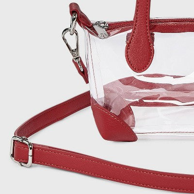 Game Day Clear Pouchette Crossbody Bag - Wild Fable Red