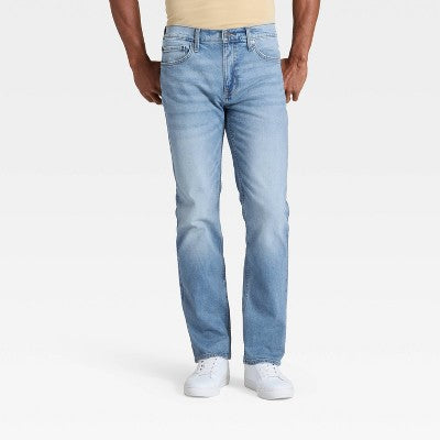 Men's Slim Straight Fit Jeans - Goodfellow & Co Indigo Blue 32x32