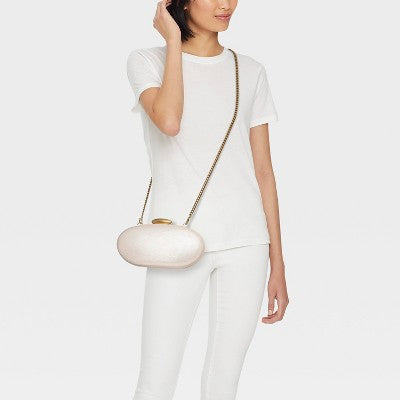 Organic Minaudiere Clutch - A New Day Pearl