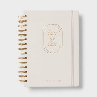 Twin Wire 6"x8" Planner Pink Leatherette - up&up