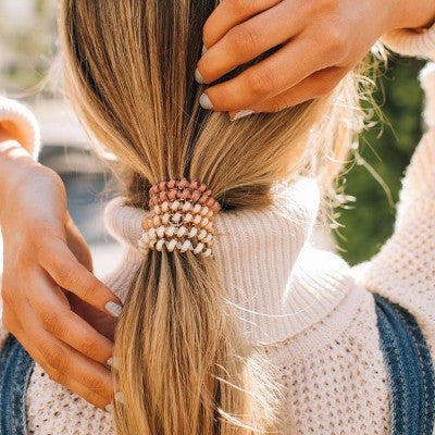 TELETIES Small Hair Ties - For the Love of Nudes - 3pk
