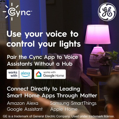 GE 16' CYNC Smart LED Full Color Light Strip Power Supply