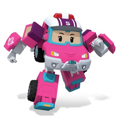 Robocar Poli 4" Transforming Robot - Sandy | Emergency Rescue Vehicle Action Figures | Kids Educational Pretend Play Toy