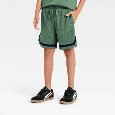 Boys' 'At the Knee' Court Active Shorts - All In Motion Dark M