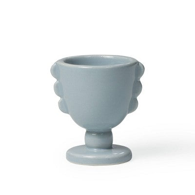 Ceramic Egg Cups Blue - Bullseye's Playground