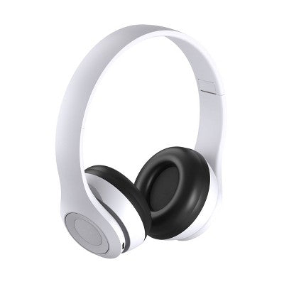 GEMS Over the Ear Wireless Headphones - White: Built-In Microphone, 6 Hours Battery
