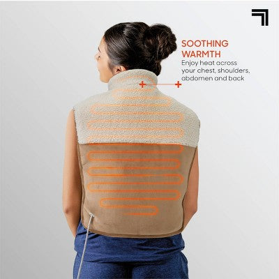 Sharper Image Pain Relief Weighted Comfort Heated Vest Luxe