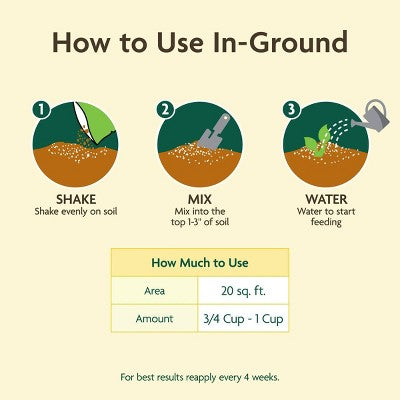 Miracle-Gro Organics Plant Food Granules Fertilizer 3lbs