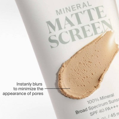 Supergoop! Mineral Mattescreen Sunscreen Non-Comedogenic Mattifying Tinted Primer - Sunrise - SPF 40 - 1.5 fl oz