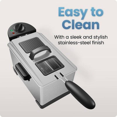 Chefman 3.2qt Stainless Steel Deep Fryer