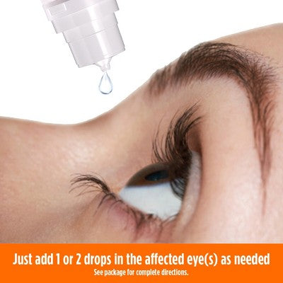 Blink Triple Care Preservative-Free Hydrating and Lubricating Eye Drops for Dry Eyes - 0.34 fl oz