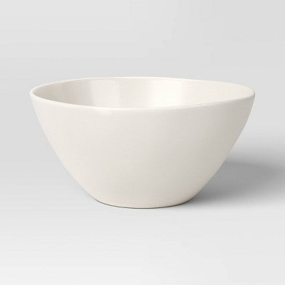 12pc Stoneware Aralia Dinnerware Set Sour Cream - Threshold (LOCAL PICKUP ONLY)