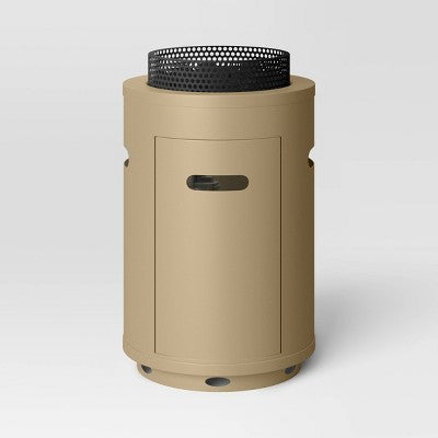 1lb Round Column Fire Pit Tan - Room Essentials