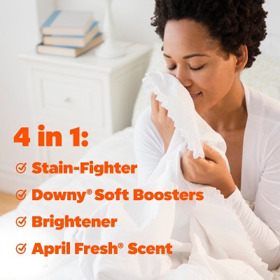 Tide April Fresh Power Pods with Downy HE Compatible Laundry Detergent Pacs - 32ct